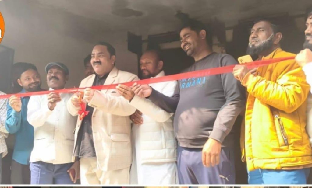 धान अधिप्रप्ति केंद्र का हुआ विधिवत शुभारंभ